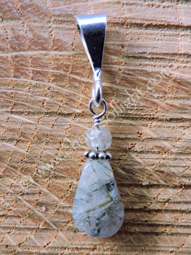 Rutilated Quartz Pendant